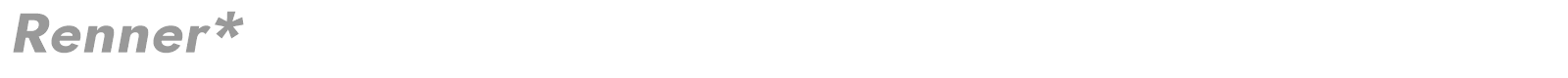 Renner* font preview